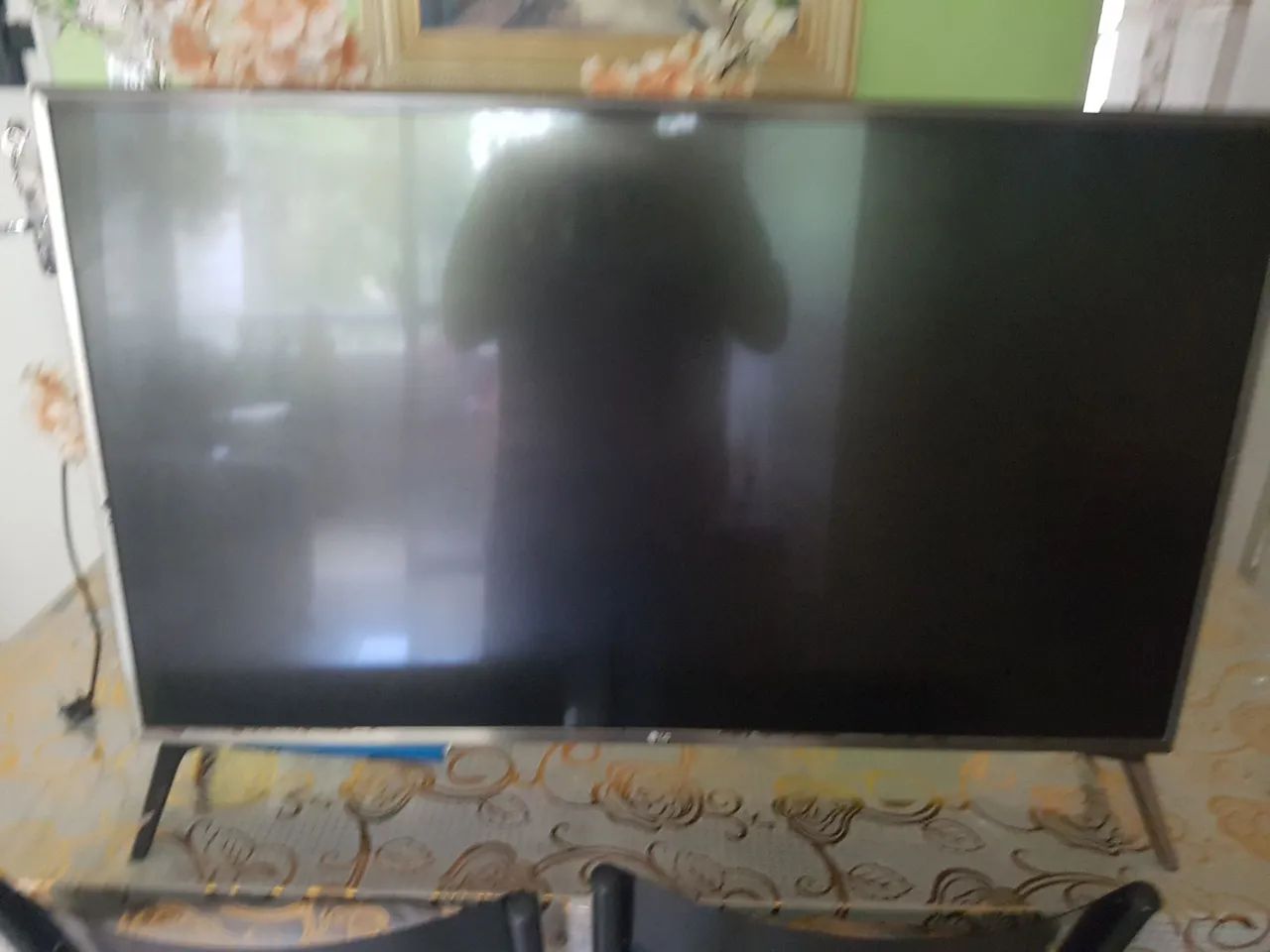 Smart TV com led  queimado 