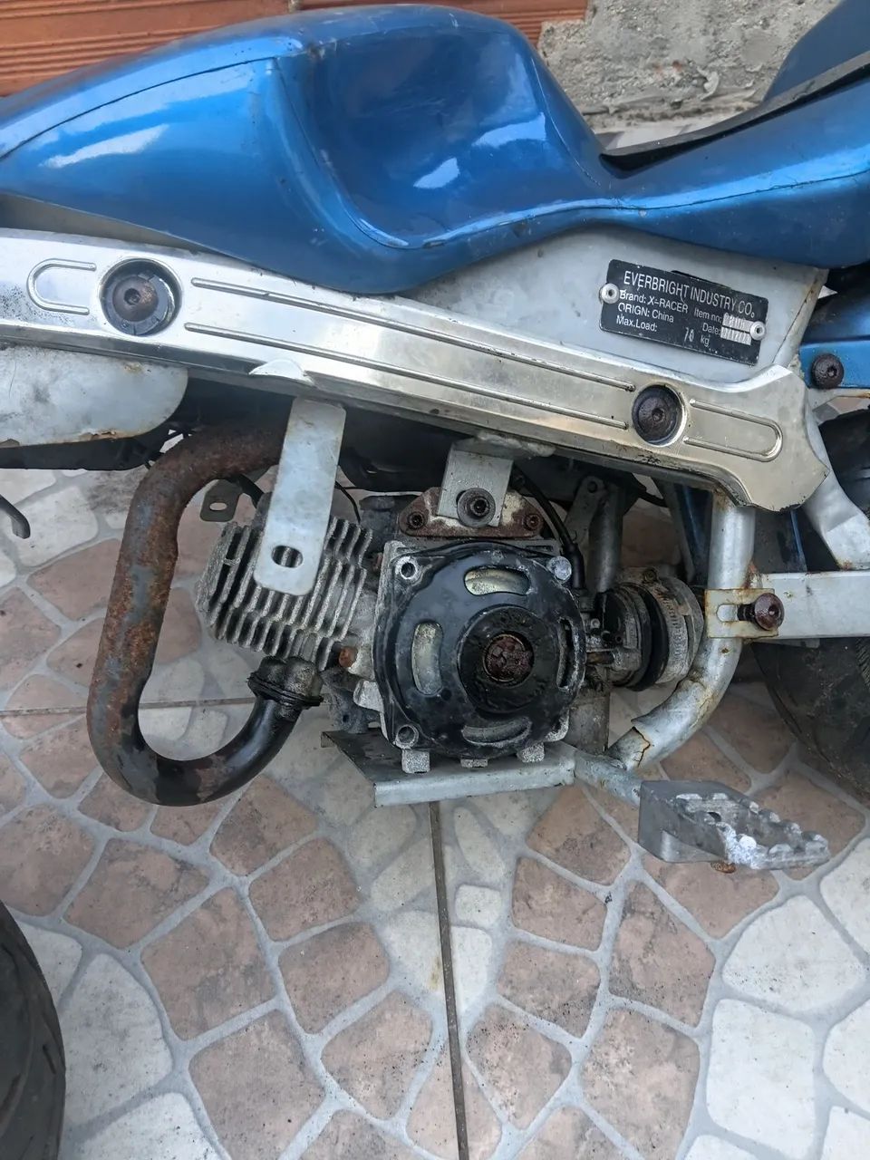 Mini moto 49cc motor 2 tempos - Foto 4