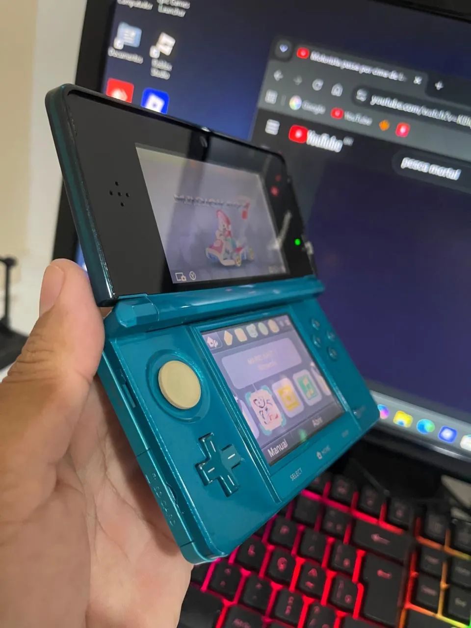 Nintendo 3ds old Aqua - Foto 3