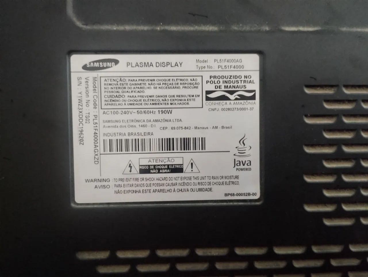 Tv Samsung para retirada de peça  - Foto 2
