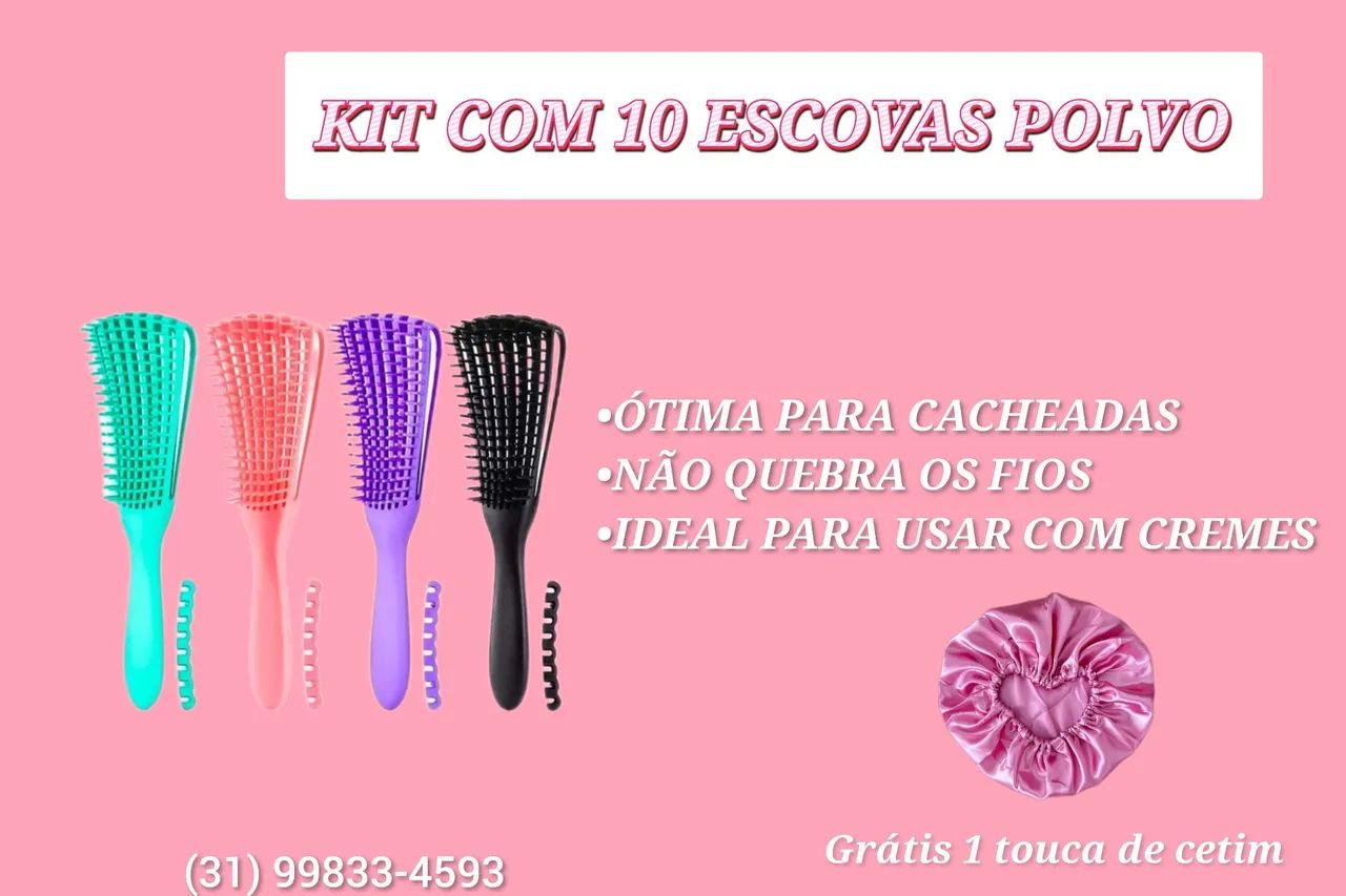 KIT COM 10 ESCOVAS  - Foto 2