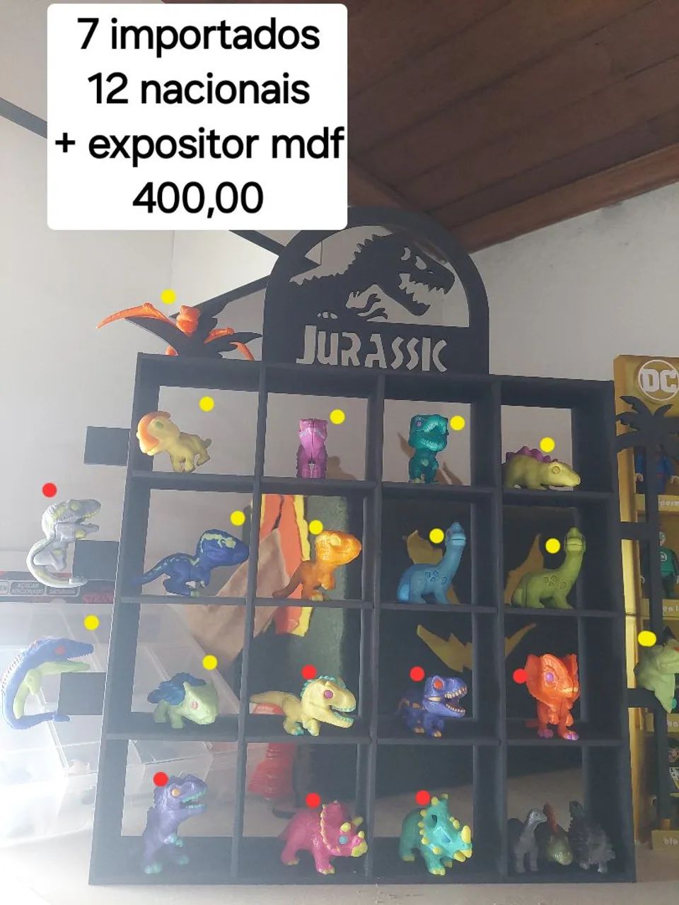 Kinder jurassic importado e nacional