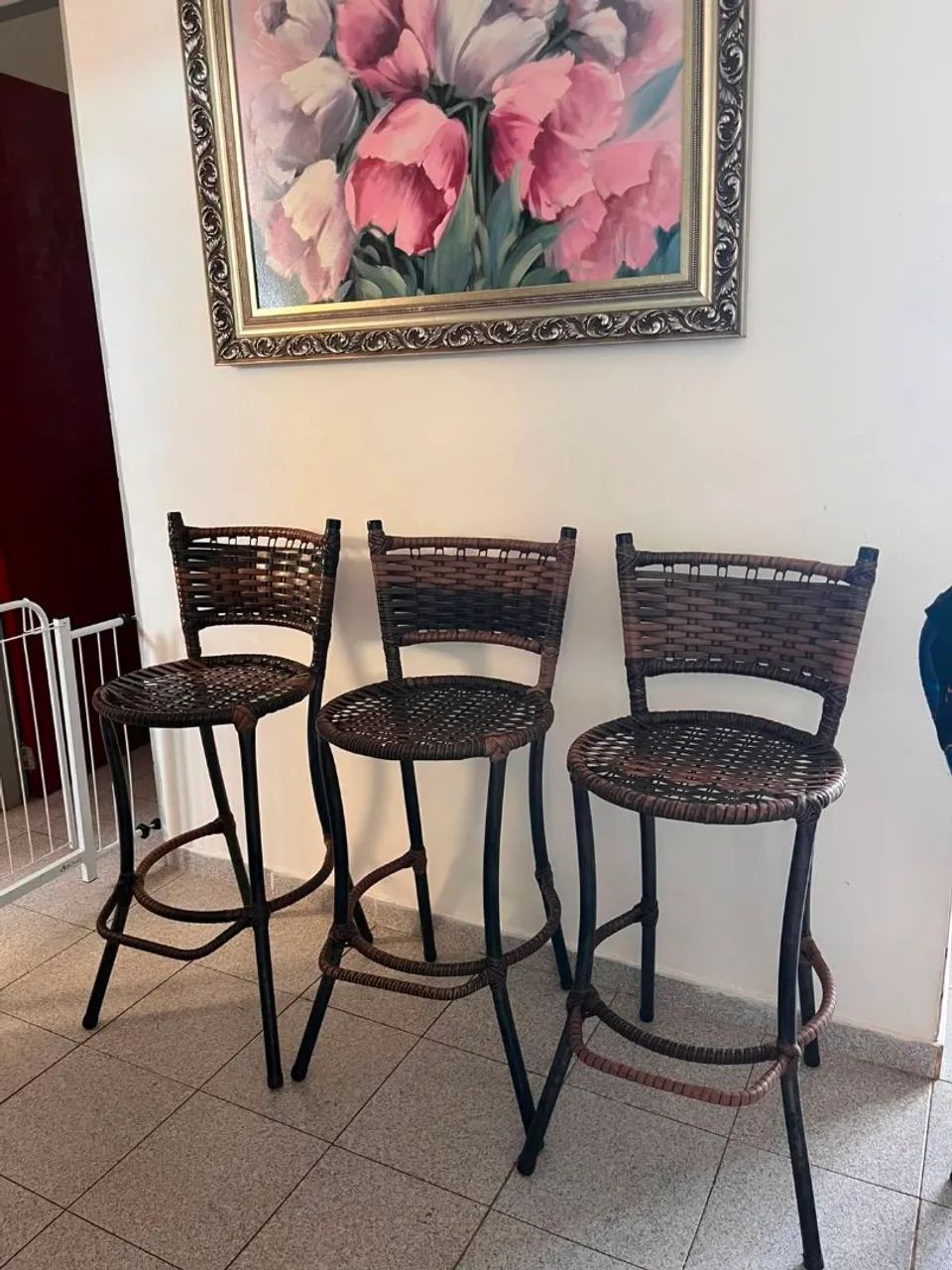 Conjunto 3 banquetas  - Foto 2