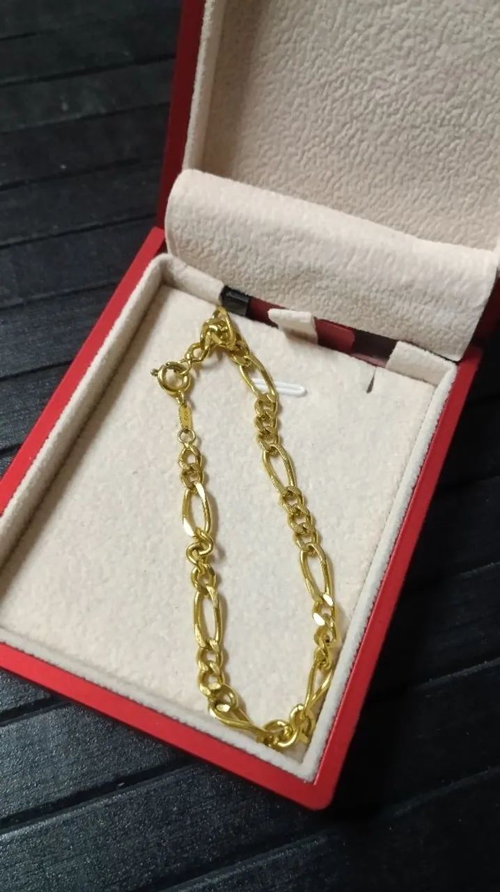 Pulseira banhada a ouro 18 k  - Foto 3