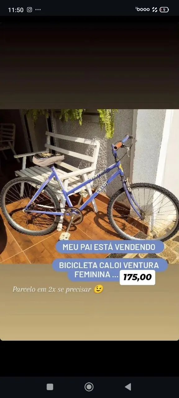 BICICLETA LILÁS 