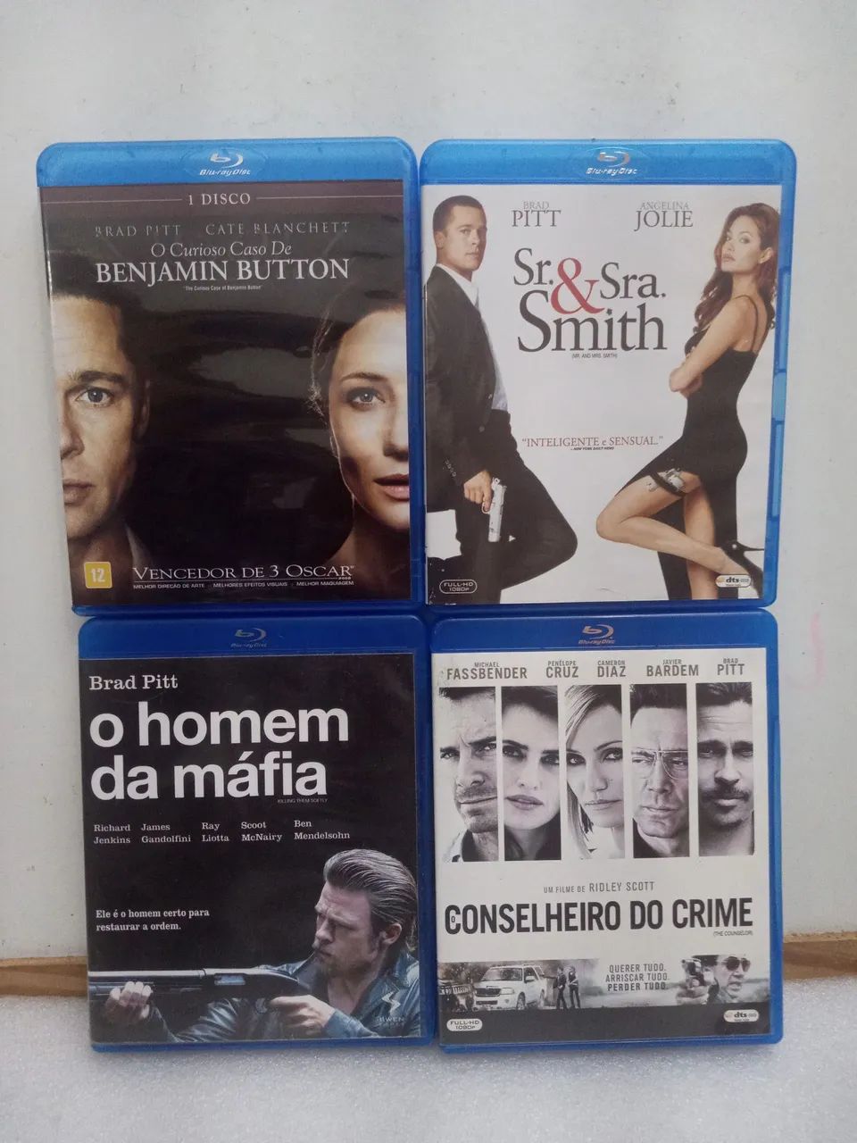 Coleção Brad Pitt - Quadrilogia original 