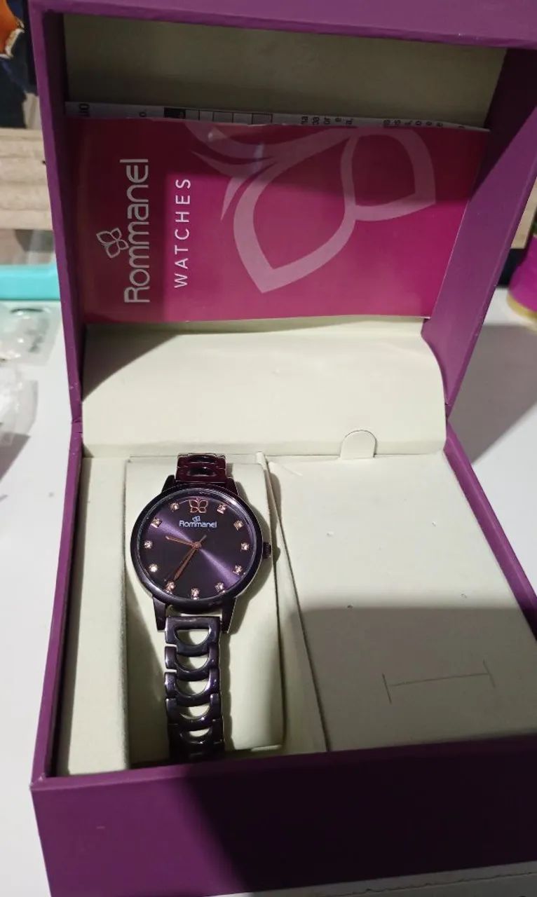 Relógio Roxo Rommanel  - Foto 2