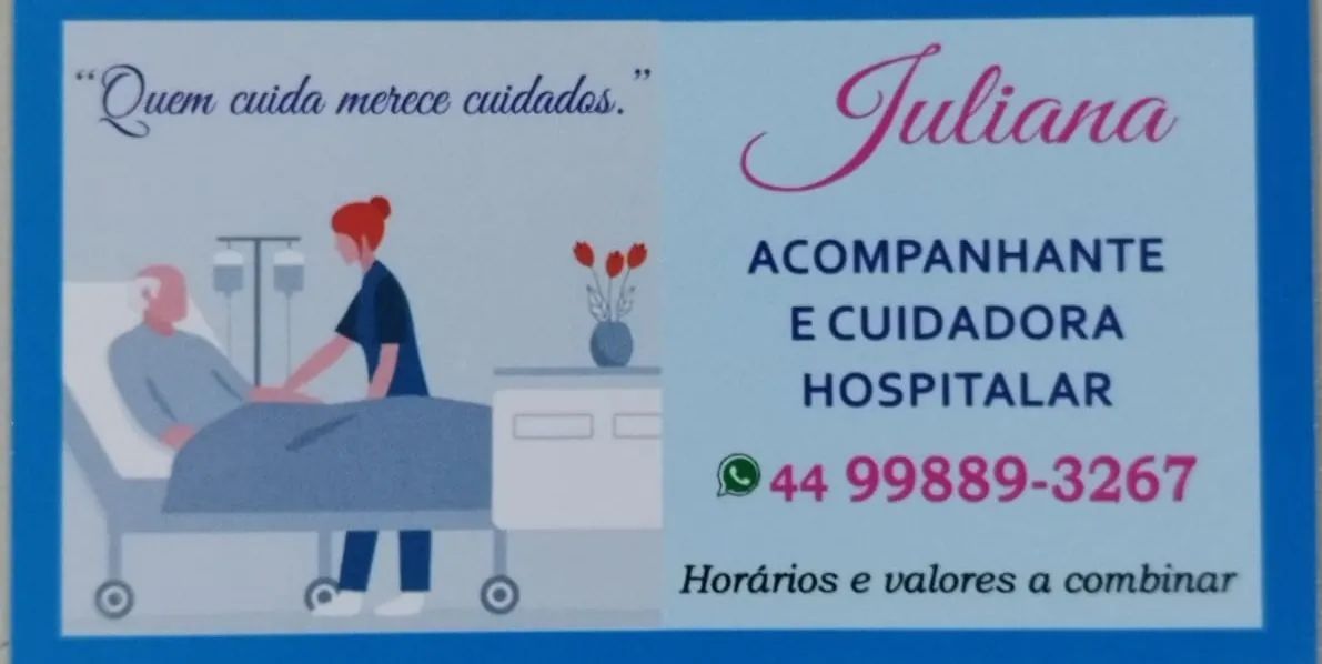 Cuidadora & Acompanhante Hospitalar 