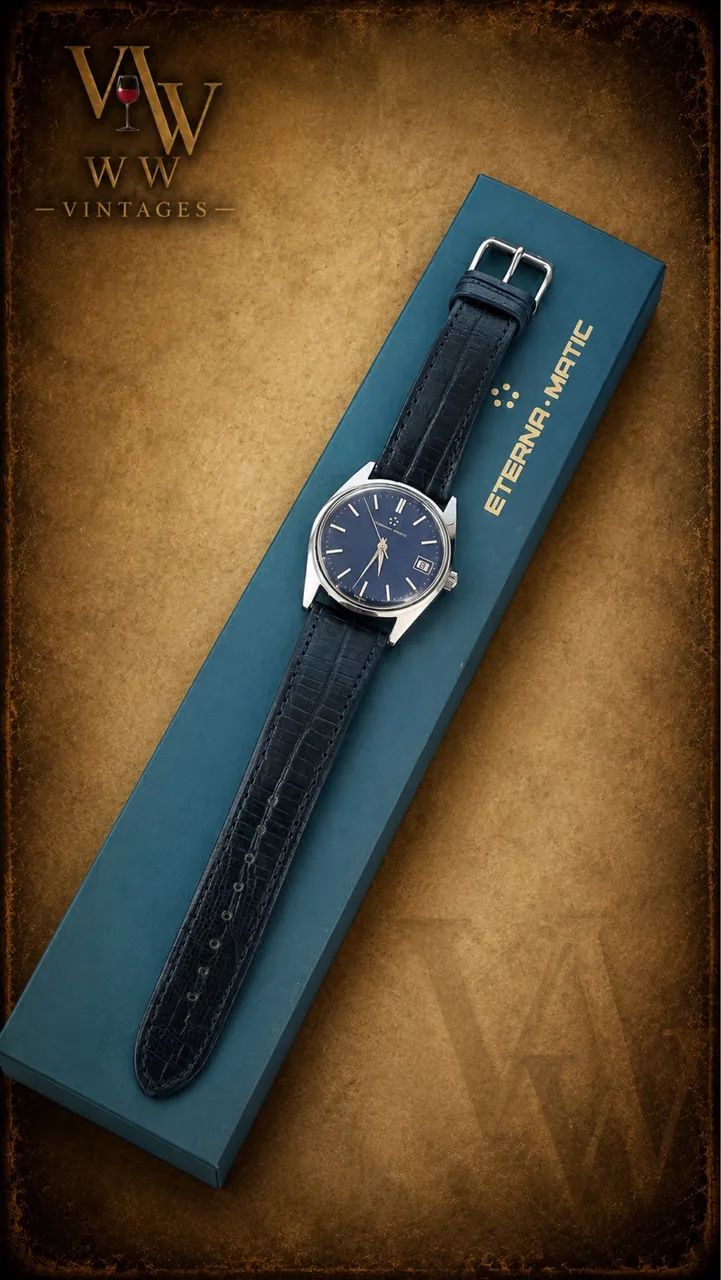 Relógio vintage Eterna Matic suíço 