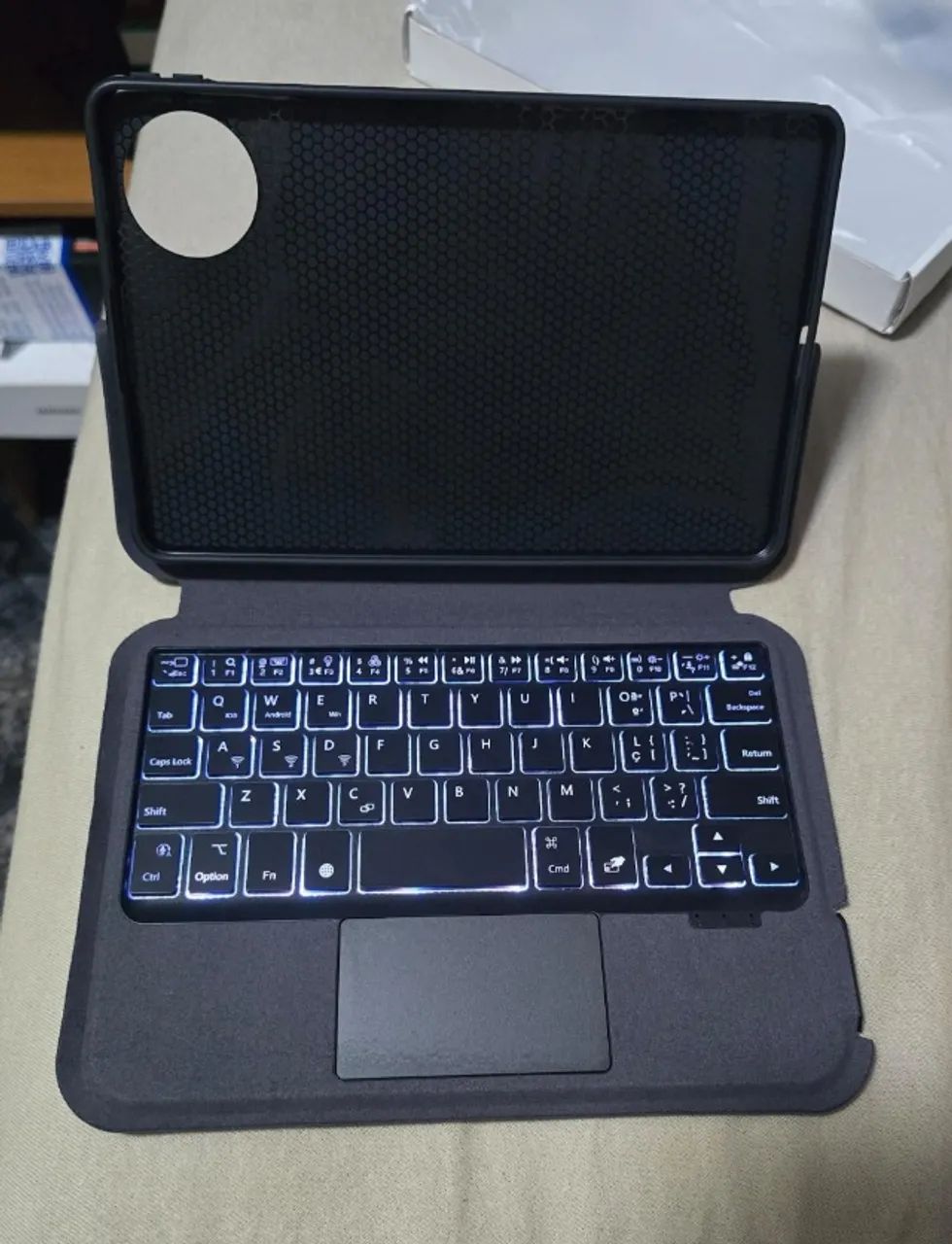 Huawei MatePad Mini PaperMatte Edition 12/256GB verde + Capa Folio e Teclado - Foto 4