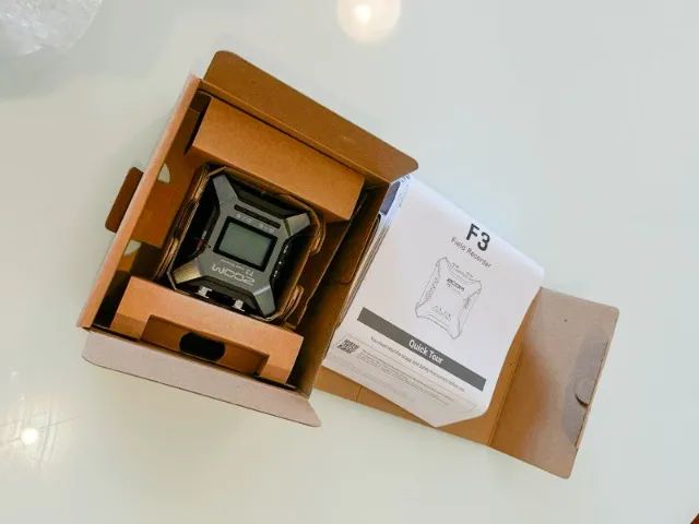 Gravador ZOOM F3 Usado Apenas 3 vezes Praticamento Novo