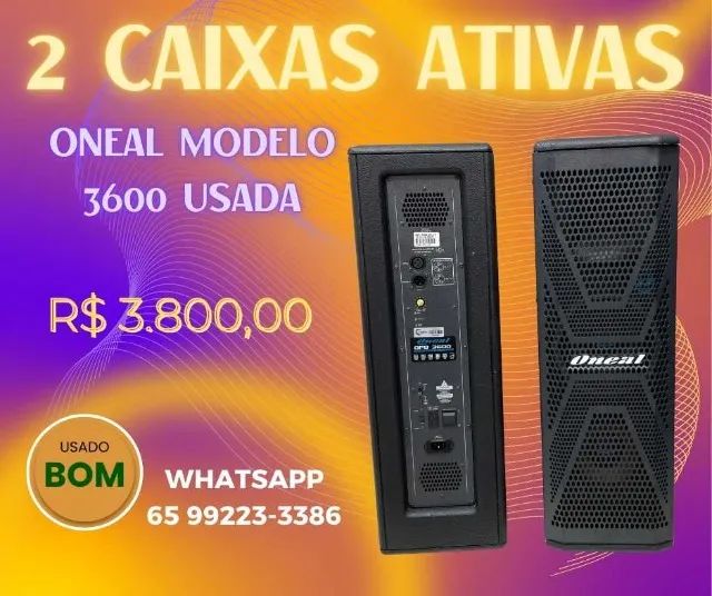 Par de Caixa Ativa Oneal OPB3600 