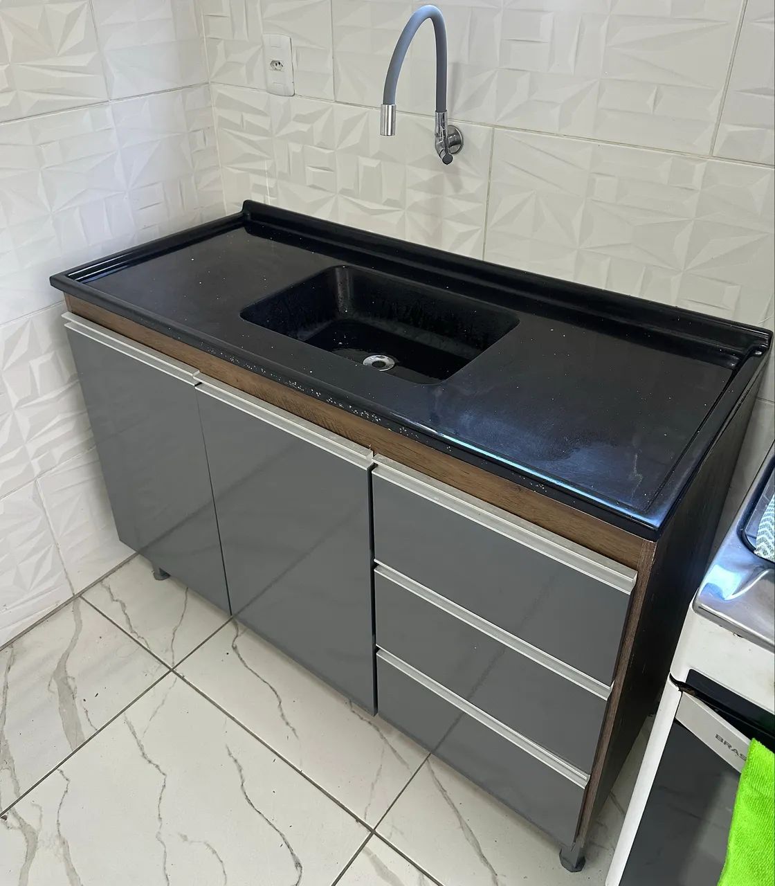 Armário cozinha com tampo  - Foto 2