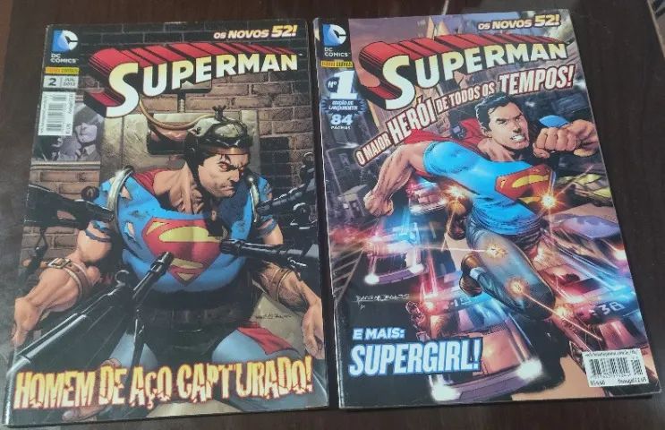 HQ Superman (DC Comics) - Os novos 52! Nº 1 e Nº 2 (Panini Comics 2012)