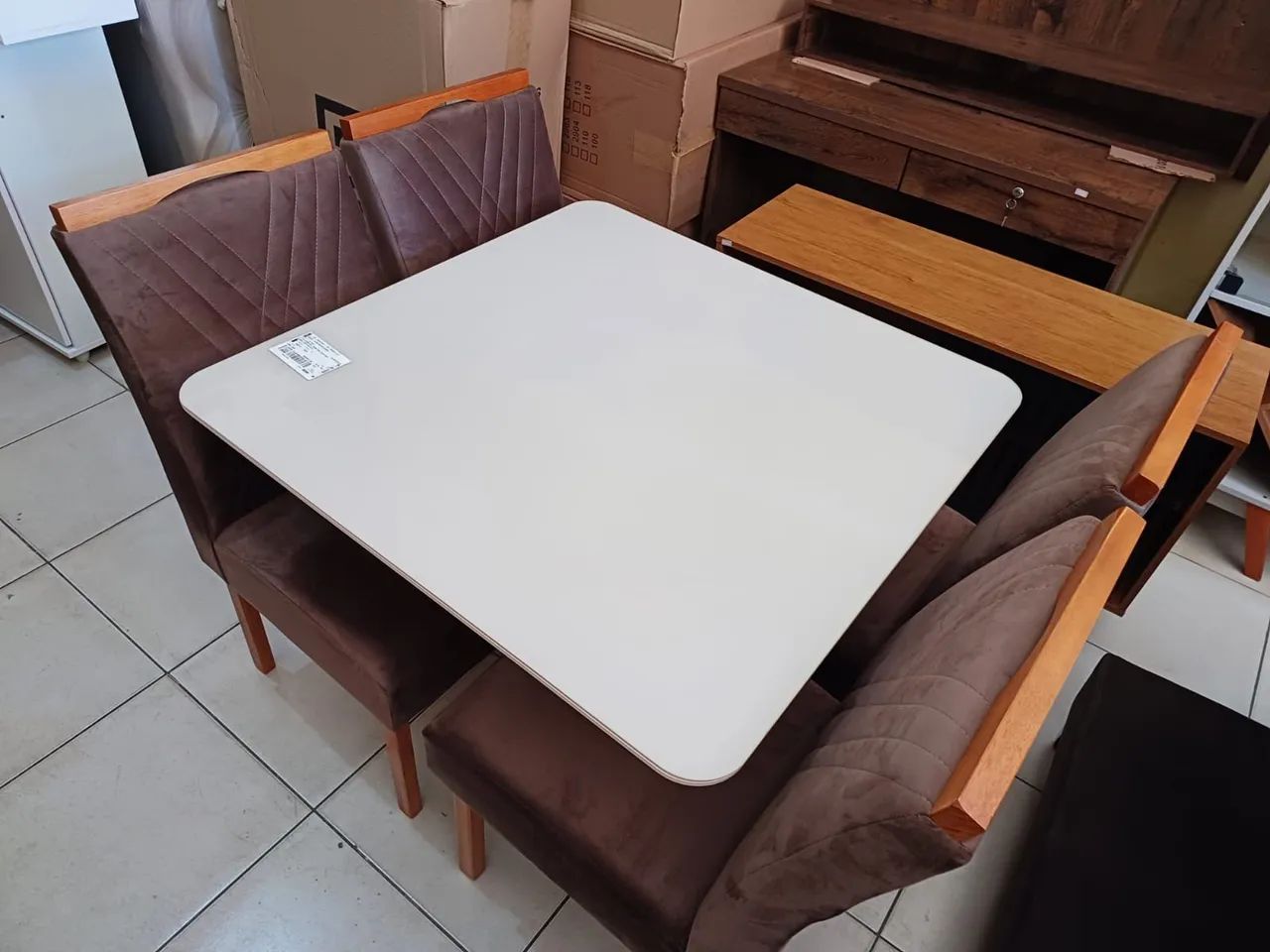 Jogo Completo De Mesa De Jantar Novo  - Foto 4