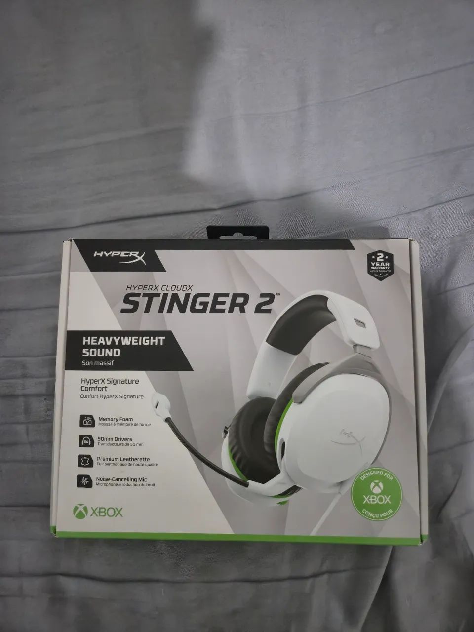 Headset Gamer HyperX CloudX Stinger 2 White (Estado de novo)