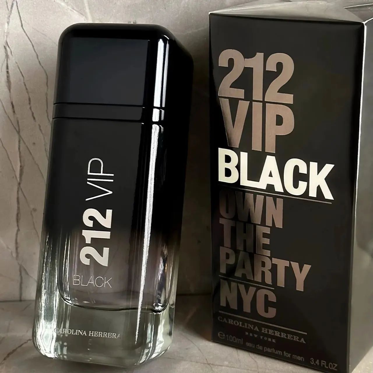 Perfume 212 VIP Black Eau de Parfum 100 ml masculino Original Lacrado - Foto 5