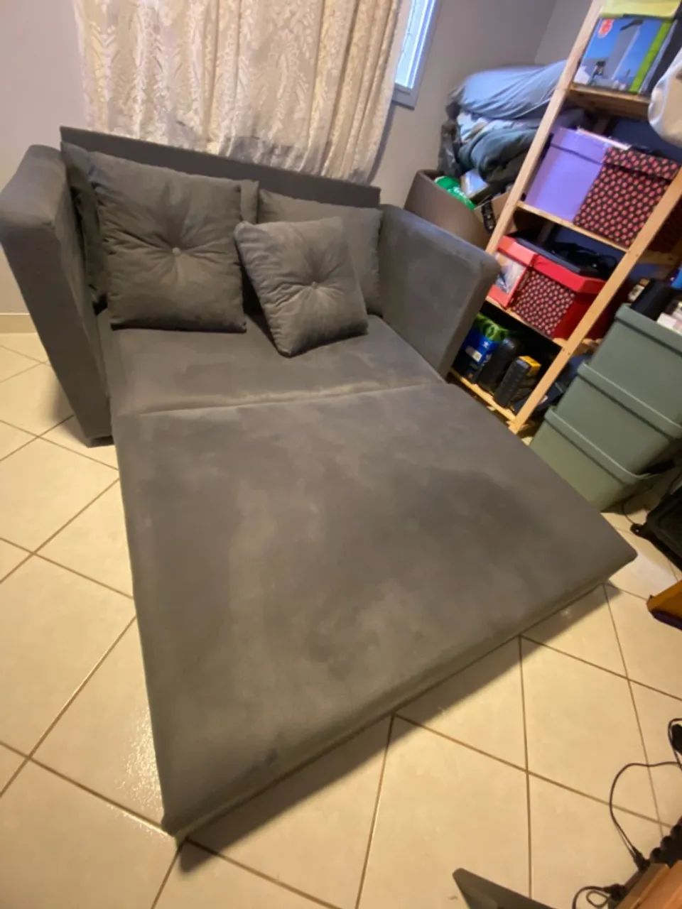 Sofá-Cama 2 Lugares - Excelente Estado - Pouco Uso - Foto 5