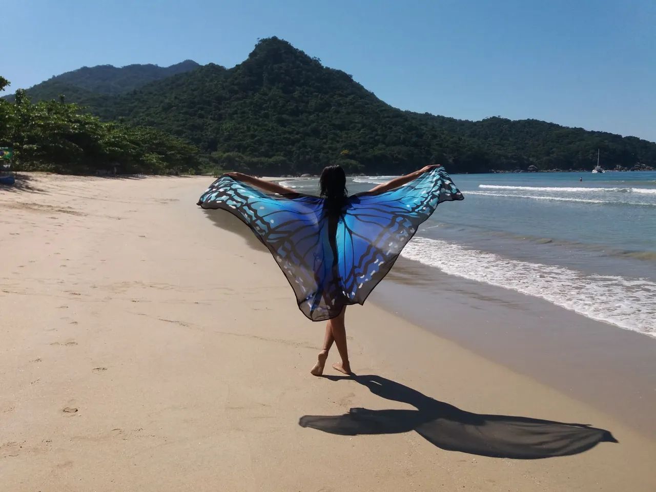 Canga-lenço Borboleta 