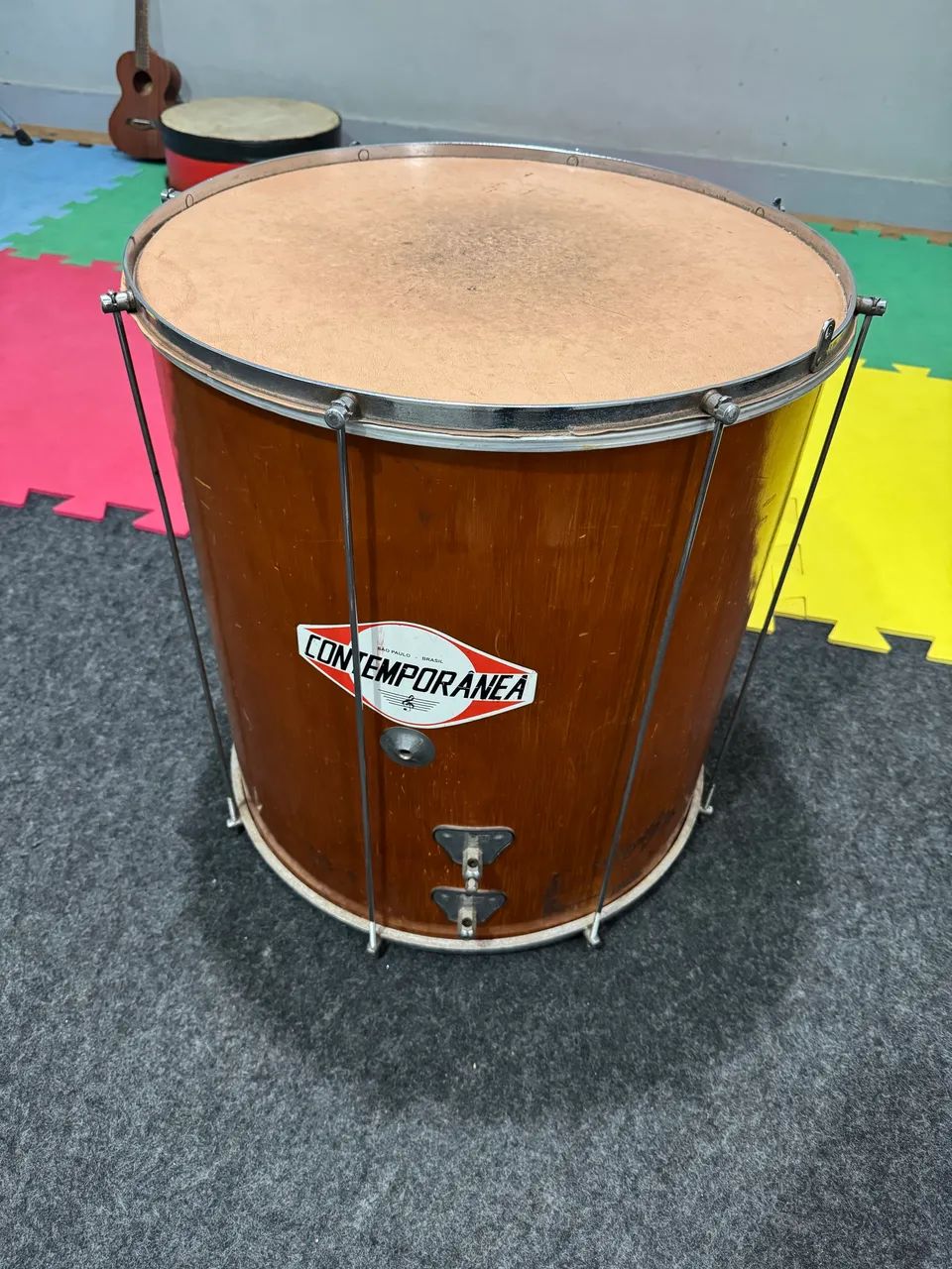 Surdo de Madeira 22 polegadas com pezinhos! - Foto 3