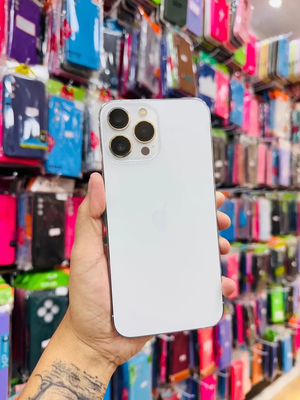 iPhone 13 Pro Max 256gb (Branco)(Bateria83%) - Celulares e