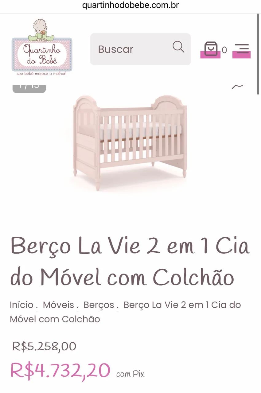 Berço La Vie - Foto 5