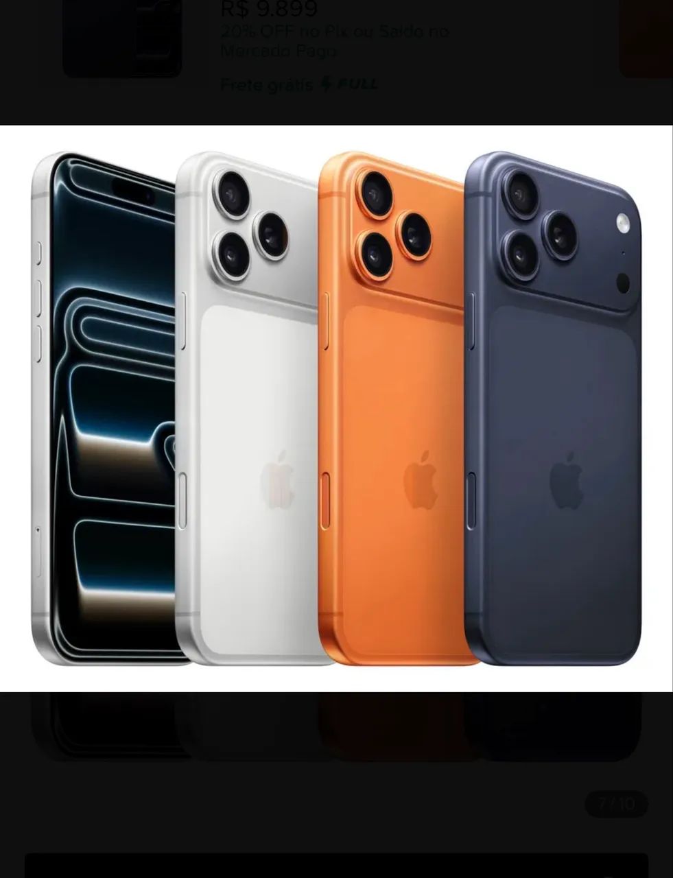 iPhone 17 pro max 256 novo lacrado - Foto 4