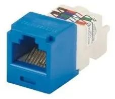 Kit 10 Unidades - Keystone Cat6 Azul Panduit Rj45 Cj688tpbu - Foto 5