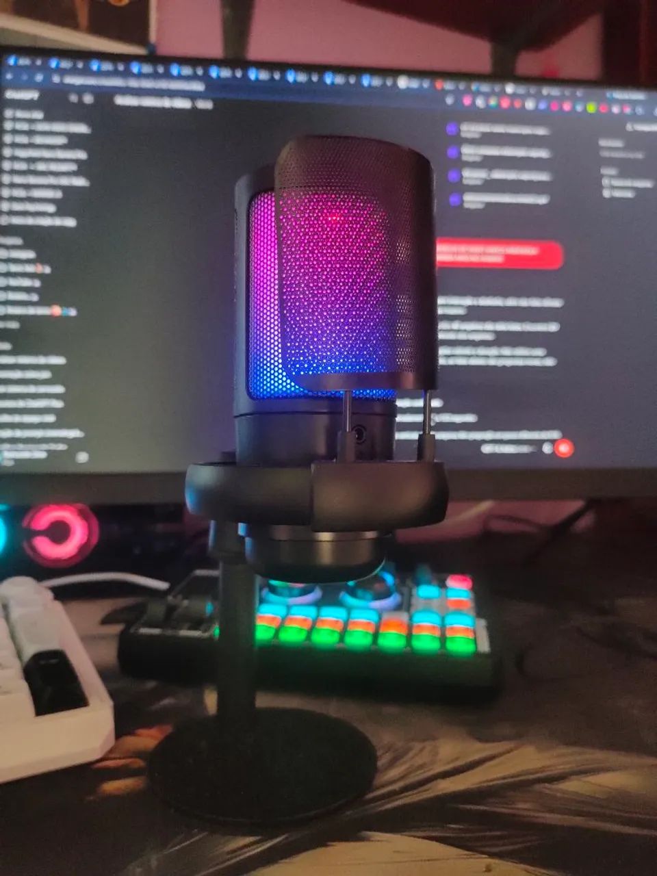 USB RGB Microfone  - Foto 3
