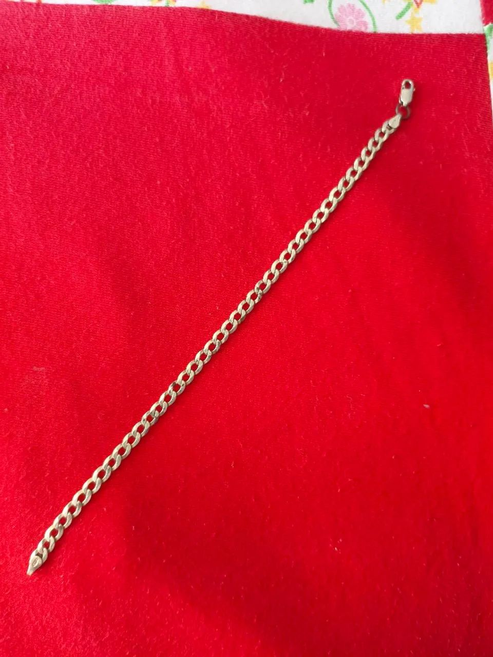 Vendesse pulseira prata 925 4mm semi nova - Foto 2