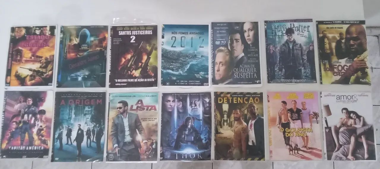 Lote com 302 DVDs de Filmes - Foto 4
