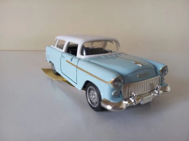 Miniatura Chevrolet Bel Air Nomad 1955 1:36 Fricção Portas Abrem