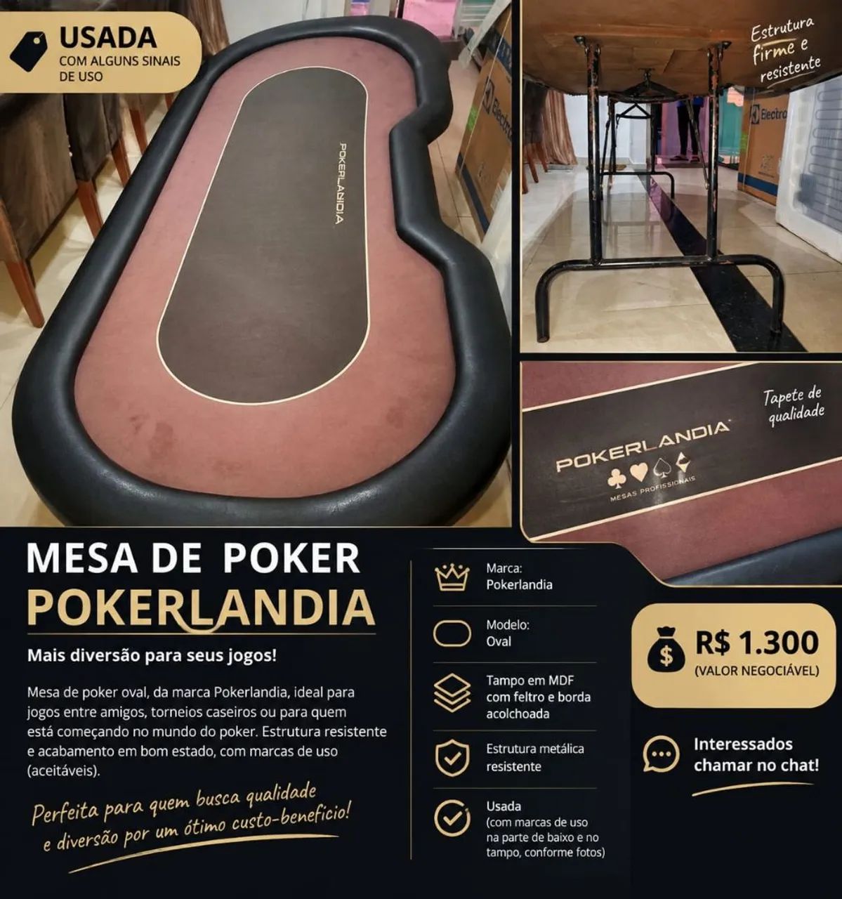 MESA DE POKER 