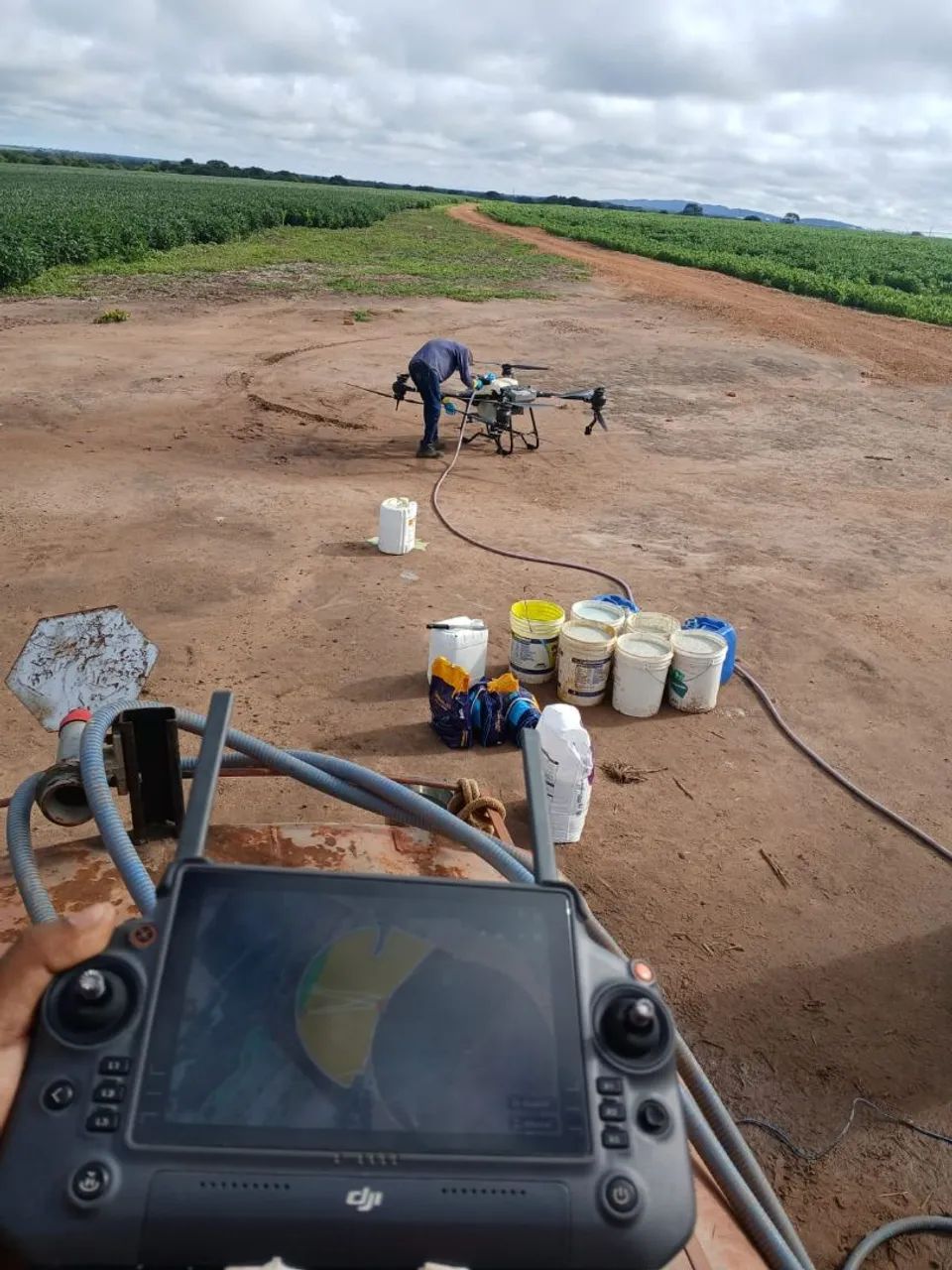 Kit Completo Drone Agrícola DJI  - Foto 3