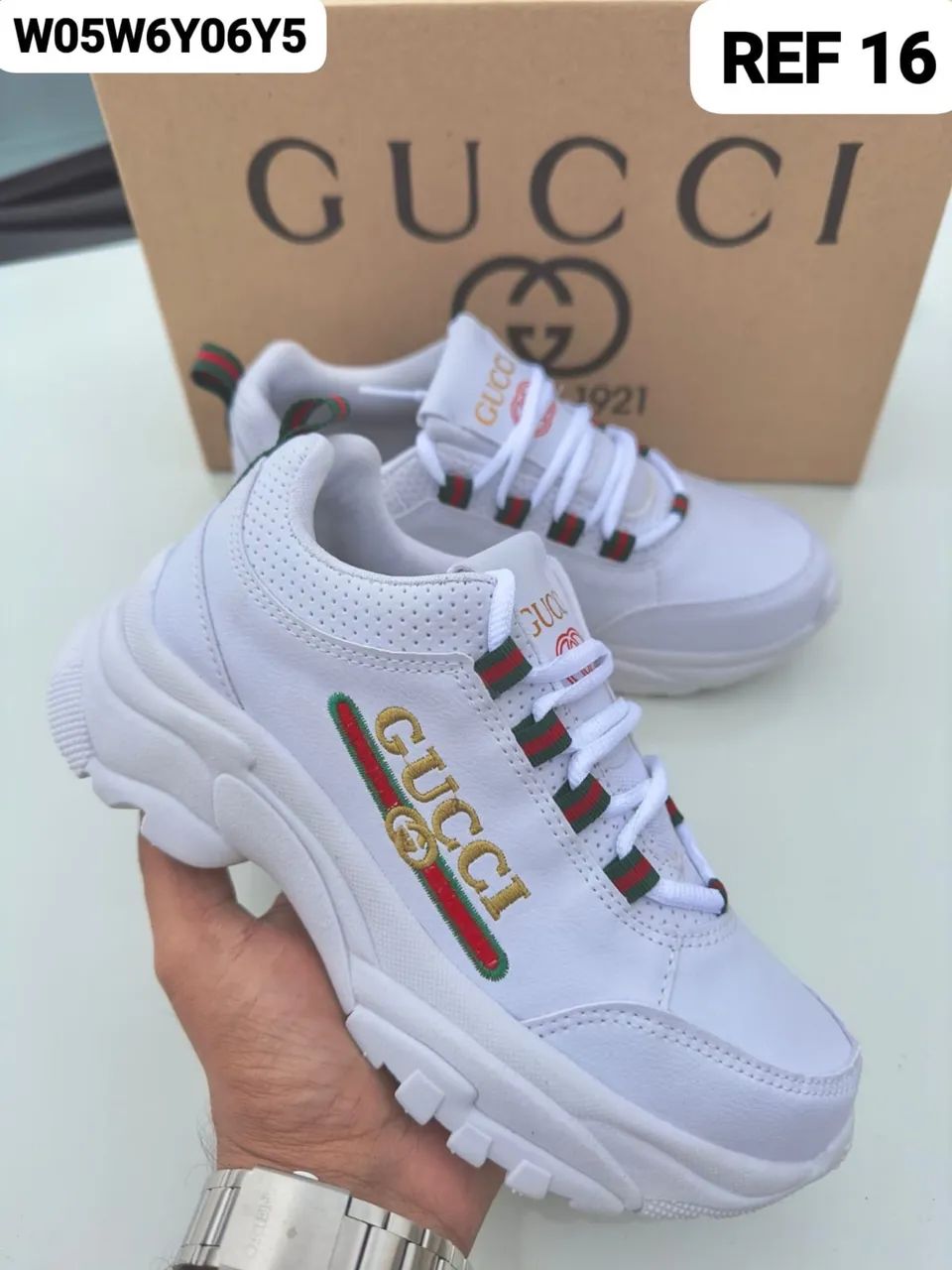 Tênis Gucci branco feminino 