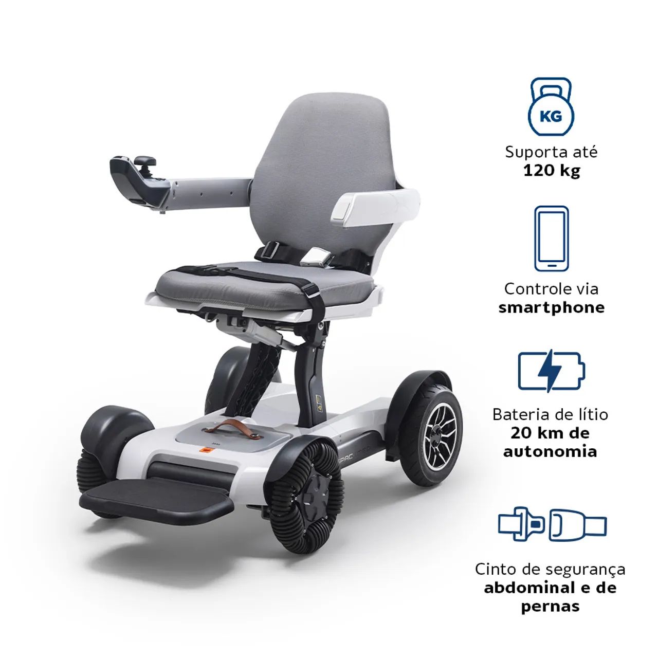 CADEIRA DE RODAS MOTORIZADA  - SPACEMED DELLAMED - Foto 2
