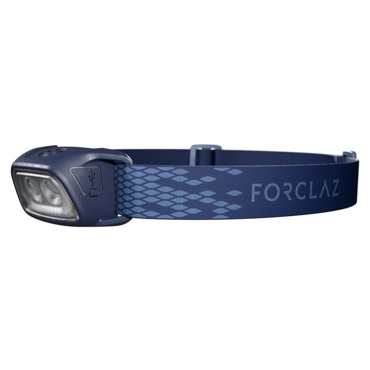 Lanterna de cabeça forclaz azul USB 120  - Foto 4