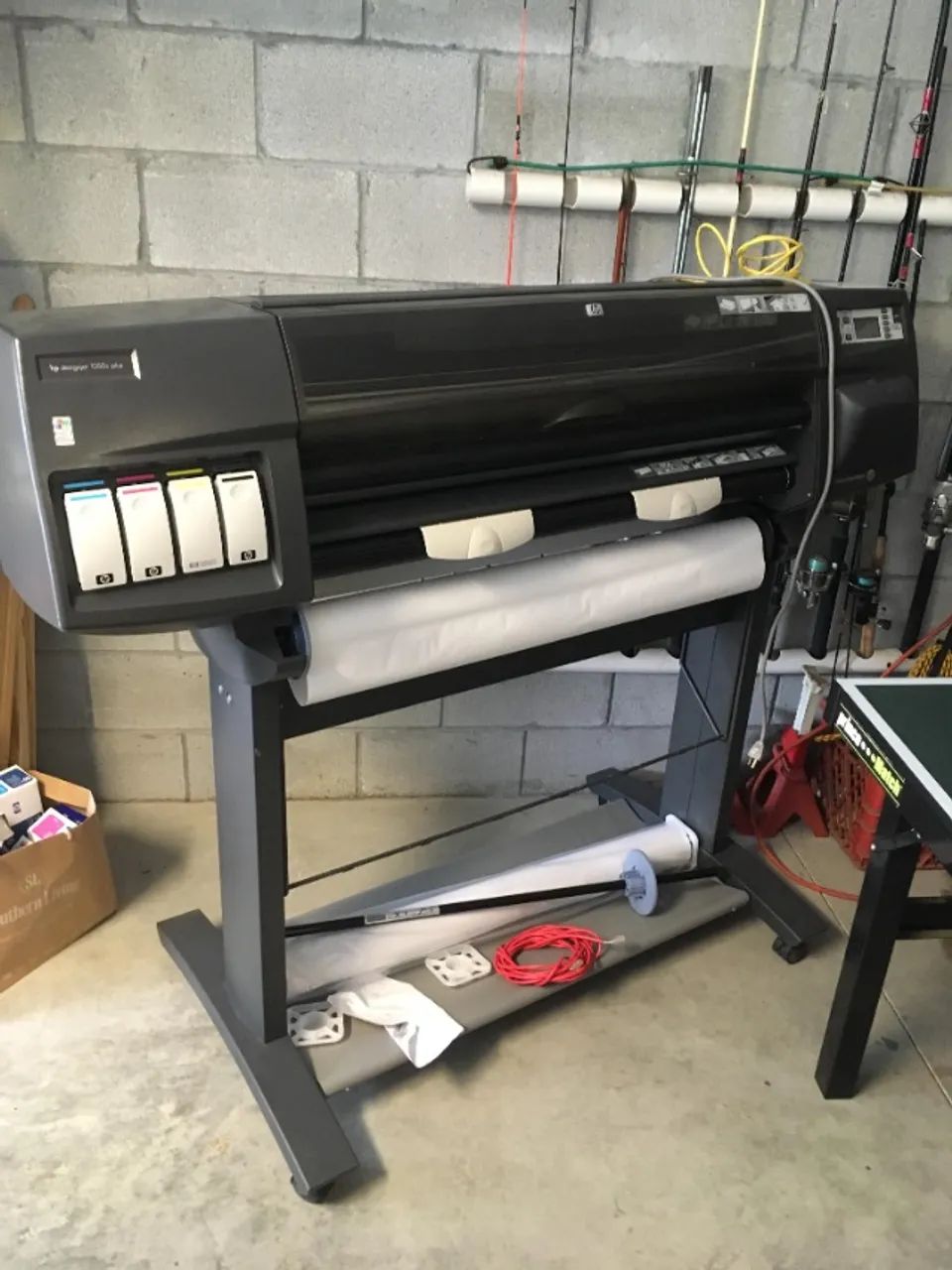 VENDO: Plotter HP Designjet 1050c Plus - Alta Performance e Precisão (Usada) - Foto 3