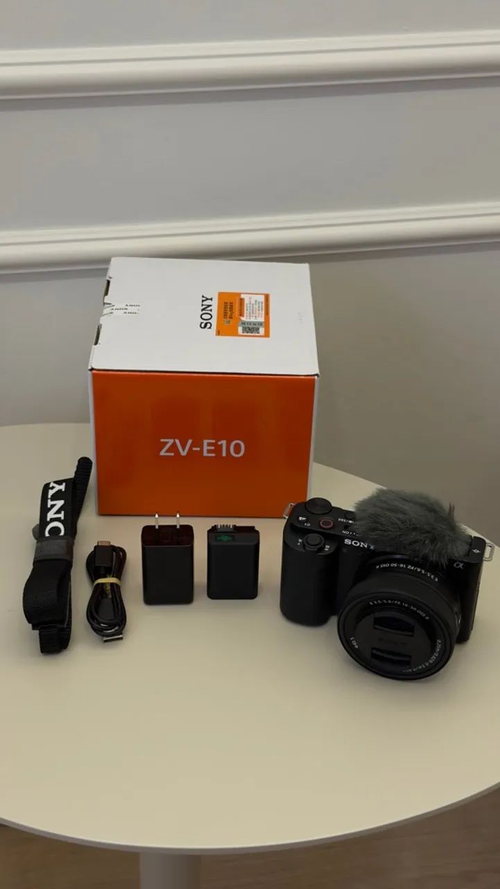 SONY ZV-E10 com lente do kit - Foto 4