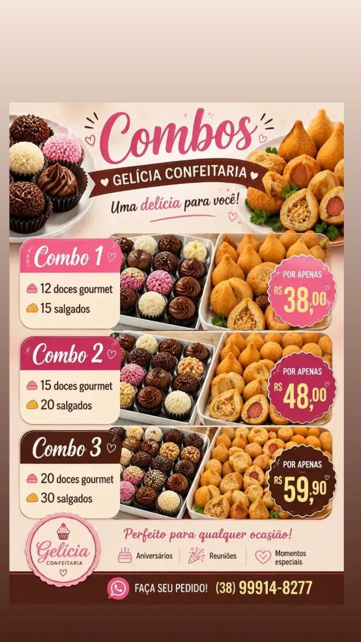 Doces e salgados 