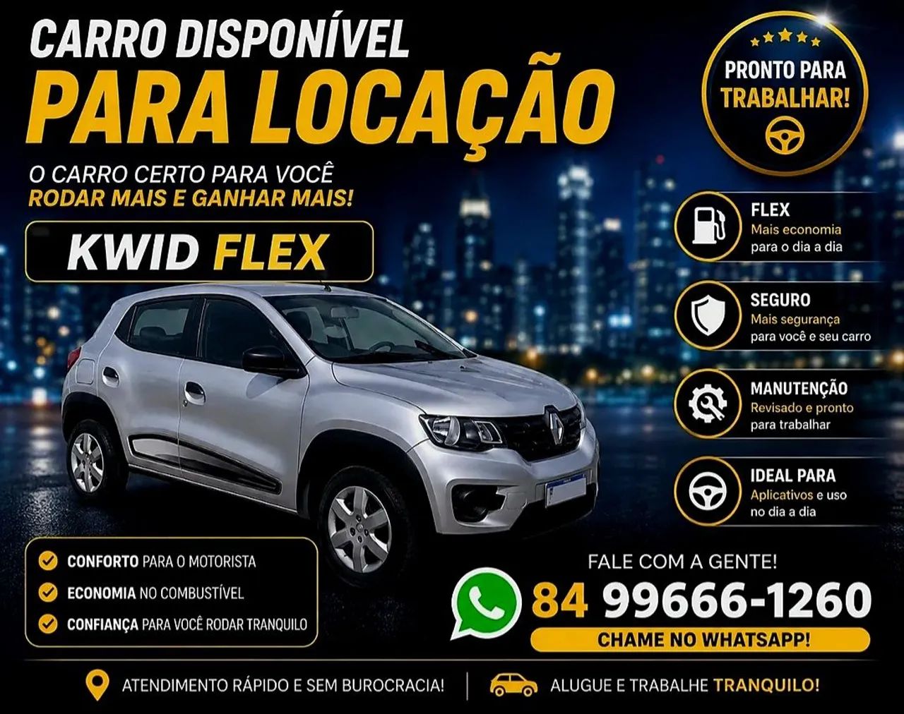 Locação de veículos 