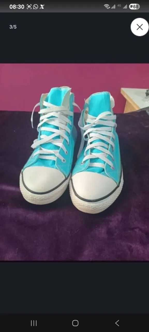 converse all star chuck taylor azul turquesa - Foto 2