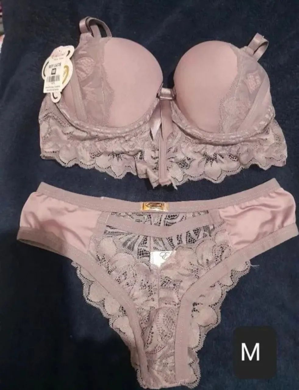5 conjuntos lingeries sensuais tamanho P e M sortidos - Foto 3
