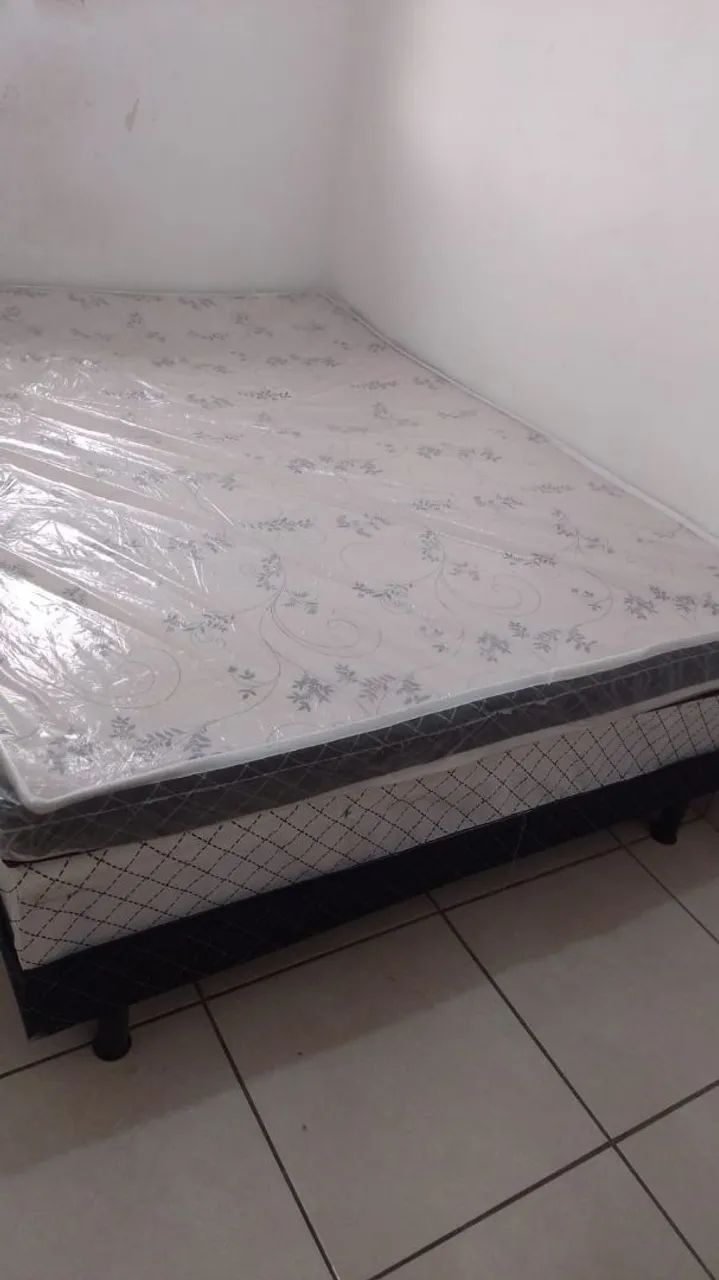 Cama box + colchão e comada  - Foto 5