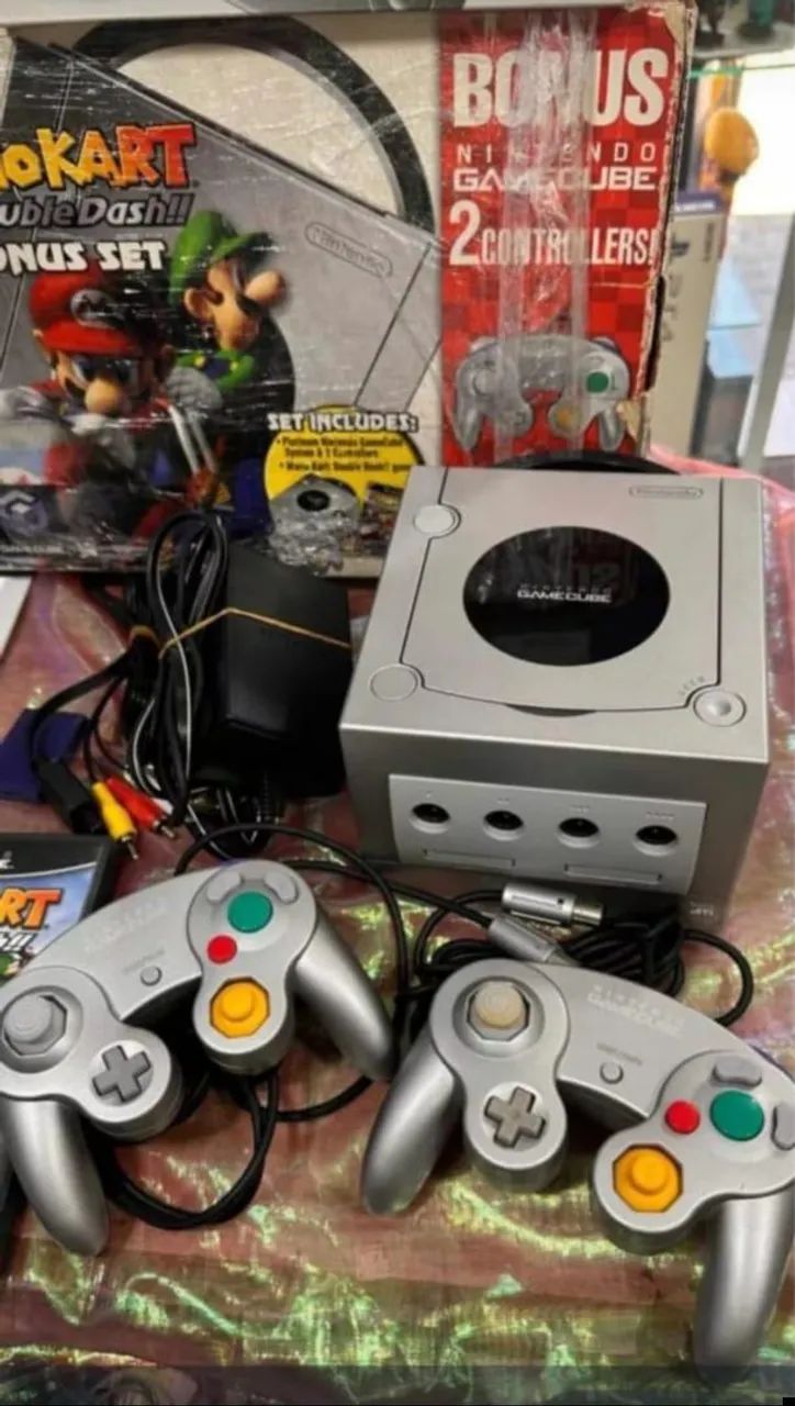 Game cube edição Mario kart Double dash bundle - cib - Foto 4