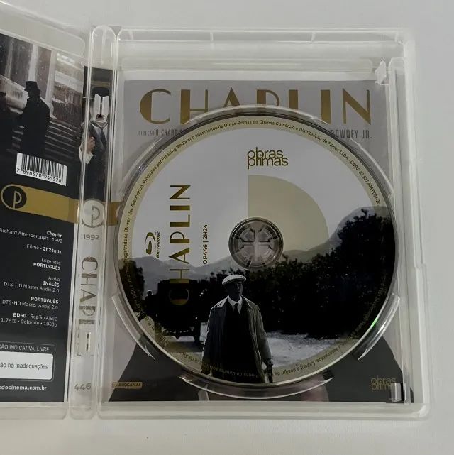 Blu-ray Chaplin (Obras Primas do Cinema) - Com Robert Downey Jr. - Foto 5