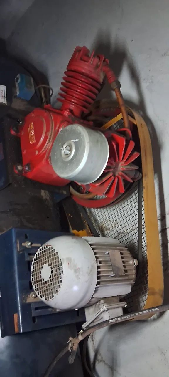 Compressor de ar elétrico 20/350 6HP bivolt - Foto 3