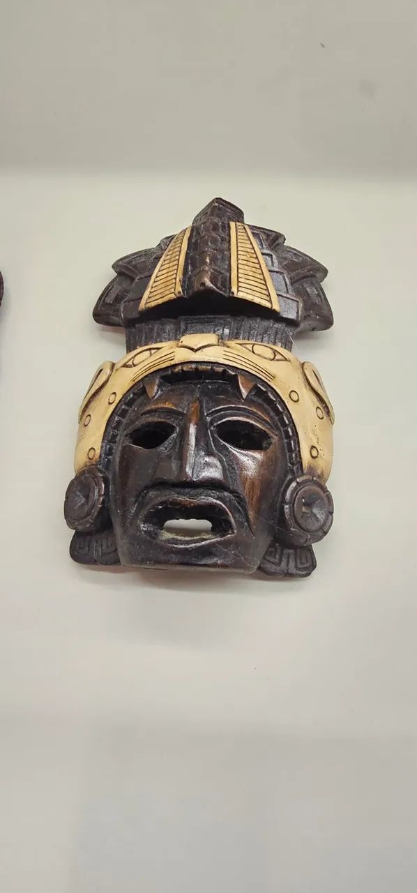 Conjunto 3 Máscaras Maias Decorativas - Foto 3