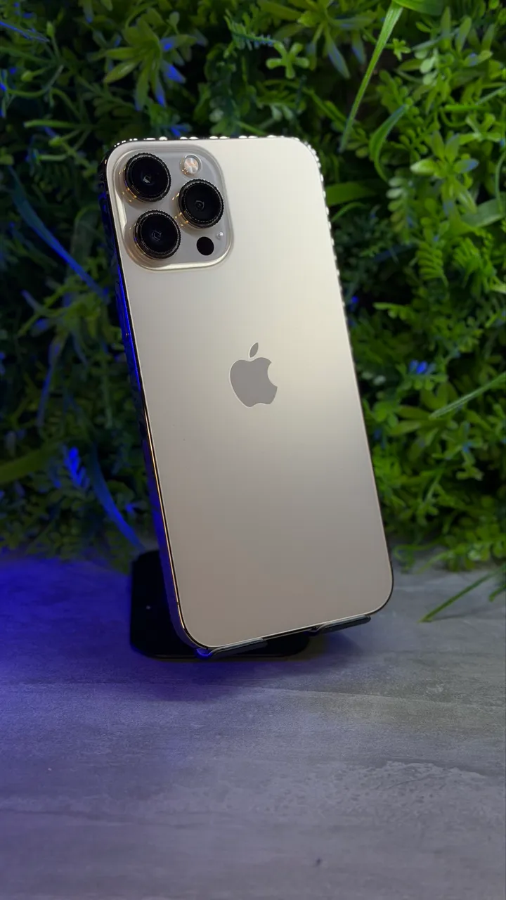 IPHONE 13 PRO MAX 256GB GOLD - COM GARANTIA - Celulares e