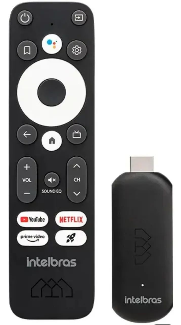 Smart Tv Stick Full Hd Intelbras Preto Padrão - Foto 4